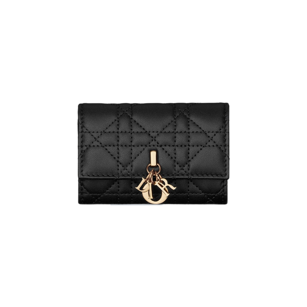 디올 글리신 까나쥬 카드 지갑 블랙