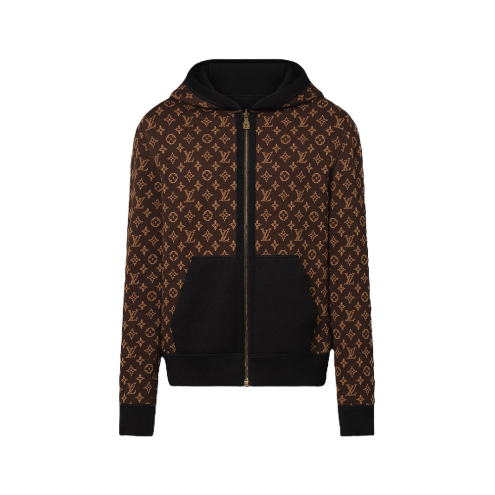 루이비통 모노그램 리버서블 더블 페이스 후디드 블루종