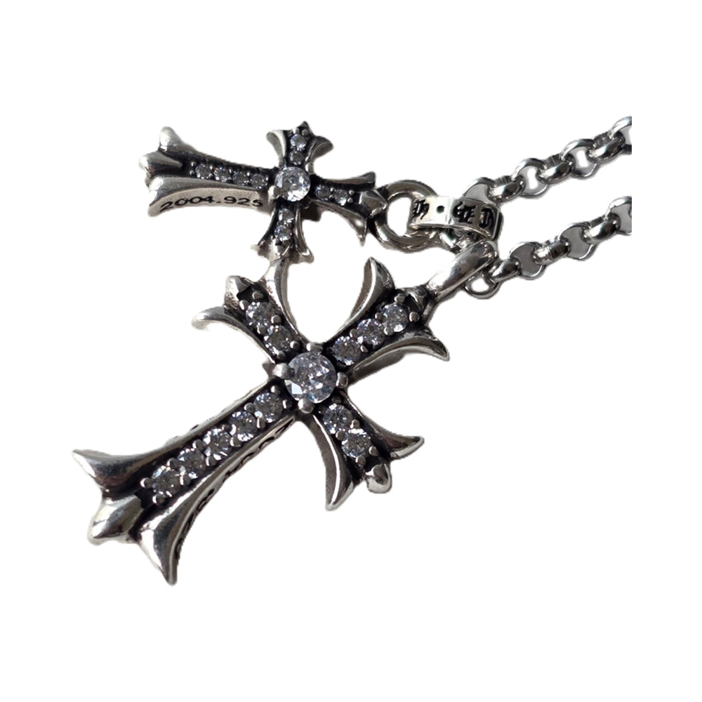 크롬하츠 더블 크로스 목걸이