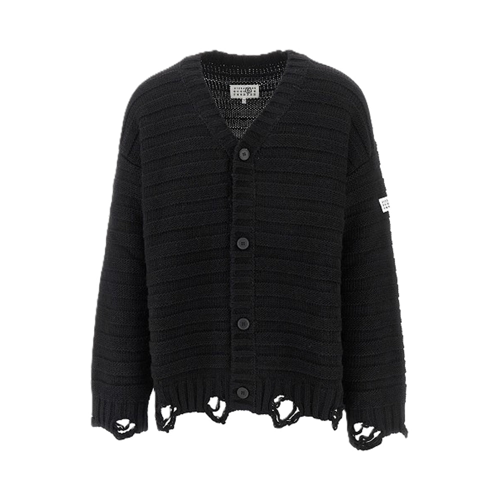 MM6 메종 마르지엘라 누메릭 크루넥 울 가디건(2color)