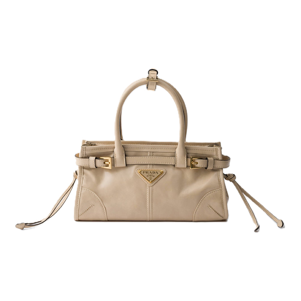 프라다 보니 가죽 핸드백 트래버틴 미니