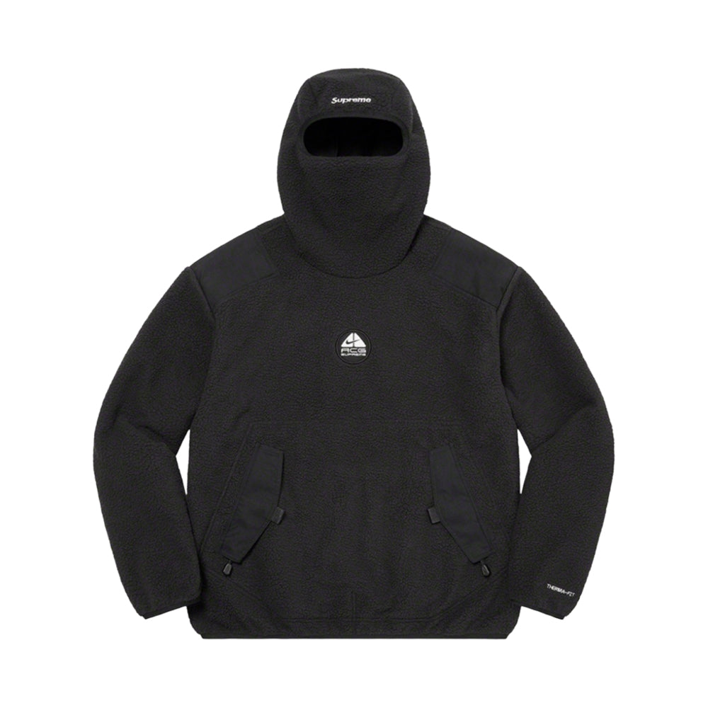 슈프림 x 나이키 ACG 플리스 풀오버 블랙