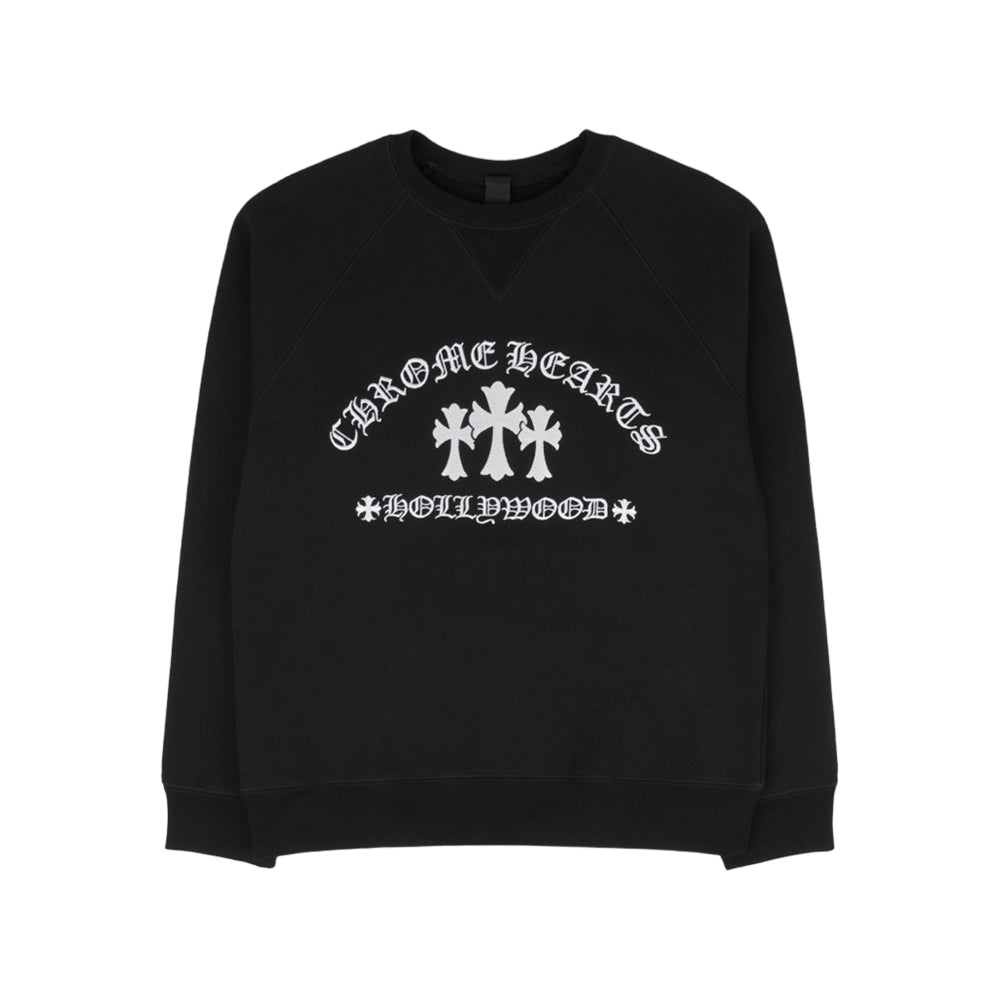 크롬하츠 세메터리 헐리우드 스웨트셔츠 블랙