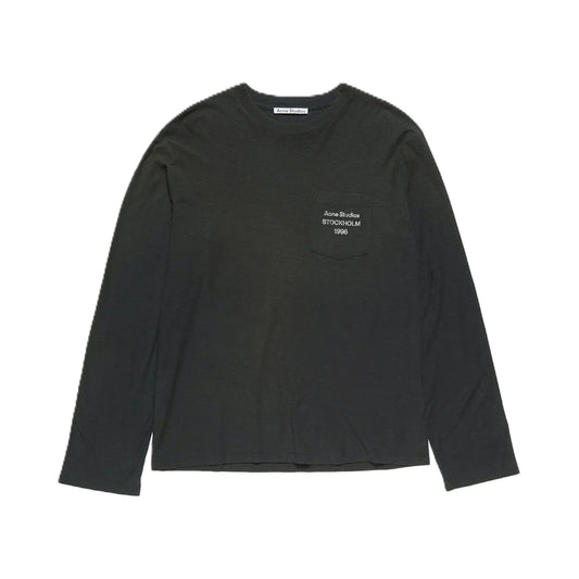 아크네스튜디오 로고티셔츠 블랙