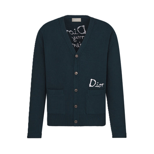 디올 x 힐튼 넬 로고 프린트 가디건