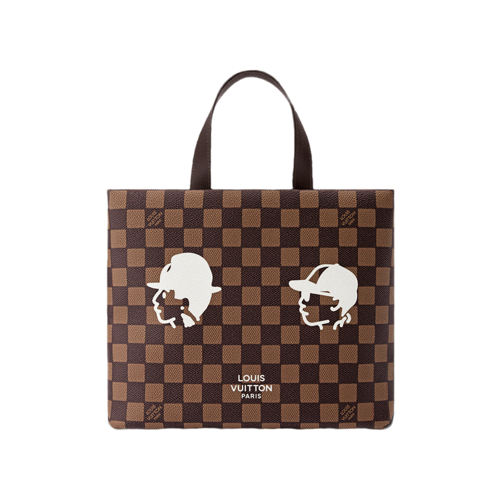 루이비통 미니 쇼퍼 토트 브라운