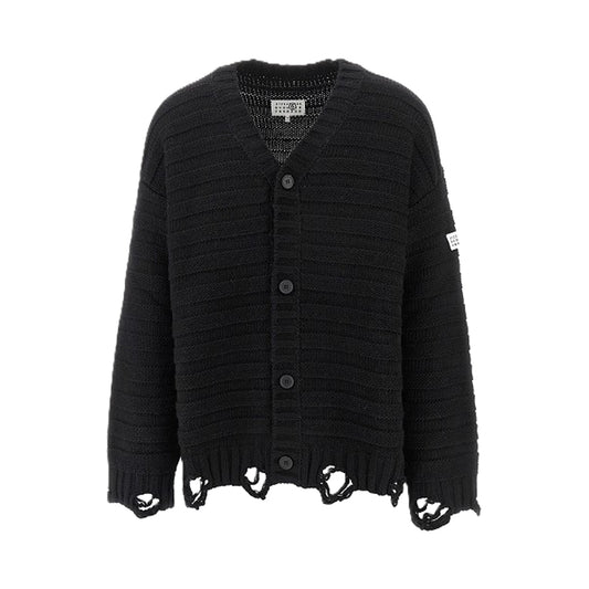 MM6 메종 마르지엘라 누메릭 크루넥 울 가디건(2color)