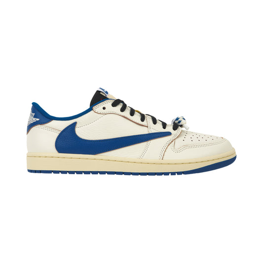 조던 1 x 트래비스 스캇 x 프라그먼트 레트로 로우 OG SP 세일 밀리터리 블루