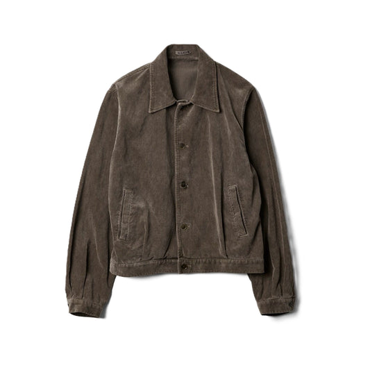 오라리 핀스코듀로이 피그다이 자켓