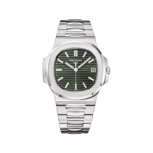 파텍필립 노틸러스 스테인리스 스틸 그린 다이얼 스틸 40mm