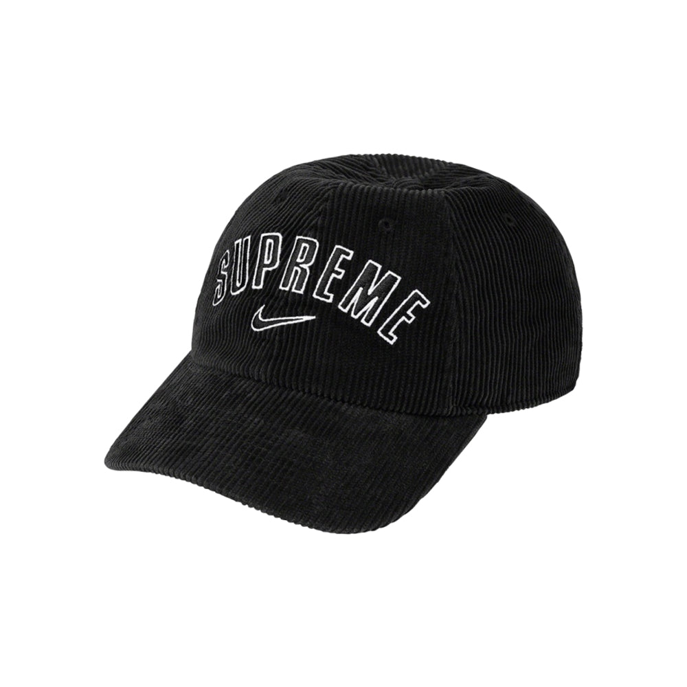 슈프림 x 나이키 아크 코듀로이 6-패널 캡 블랙
