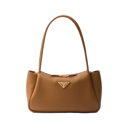 프라다 달링 미디엄 가죽 숄더백 캐러멜
