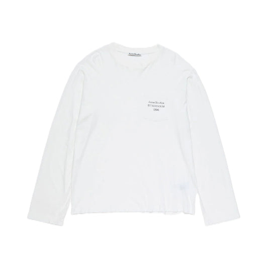 아크네스튜디오 로고티셔츠 화이트