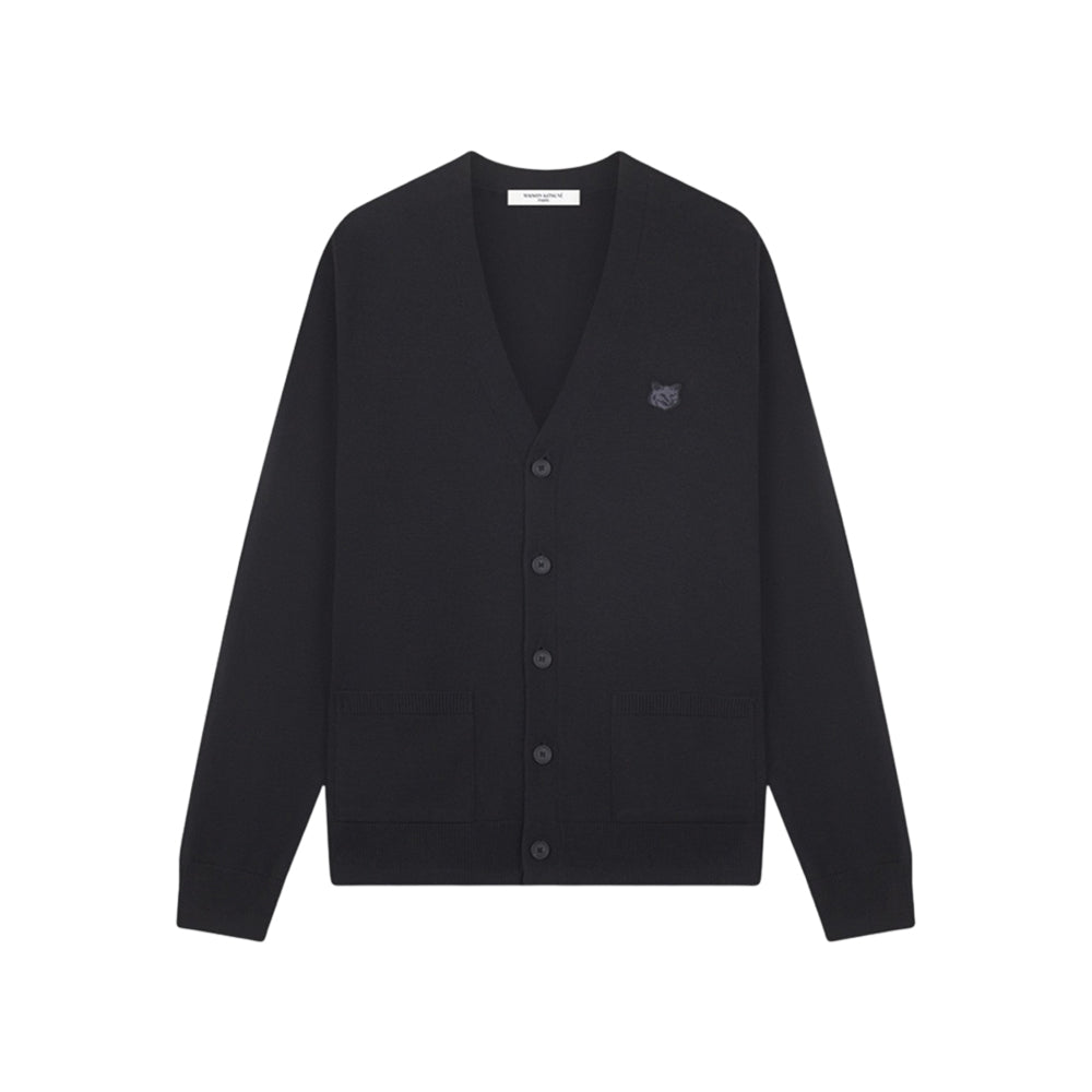 메종 키츠네 볼드 폭스 헤드 패치 레귤러 가디건(3color)