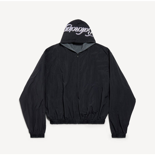 발렌시아가 커시브리버시블 후디드자켓