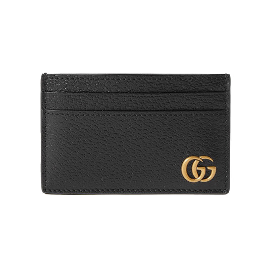 구찌 GG 마몬트풀 그레이 카드홀더 블랙