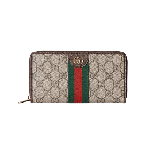 구찌 GG 오피디아 집 어라운드 장지갑 베이지