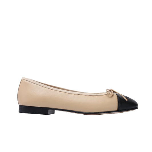 샤넬 발레리나 플랫슈즈 베이지