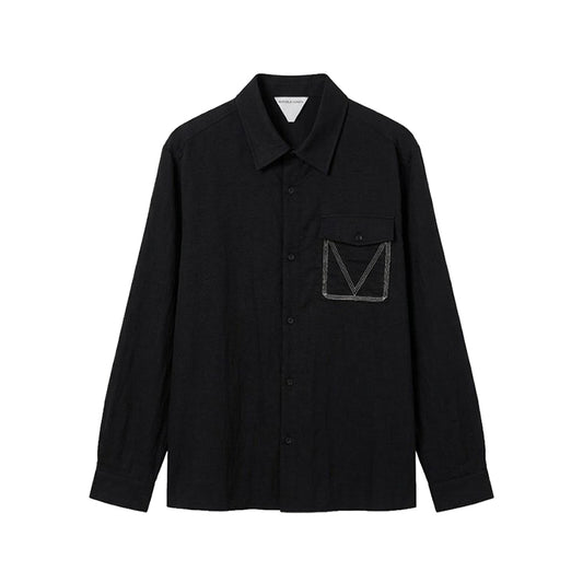 보테가베네타 브이스티치포켓 워셔블셔츠