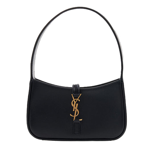 생로랑 스무스 레더 Le5A7 미니 호보백 블랙