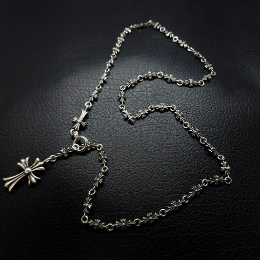 크롬하츠 크로스펜던트 타이니초크체인