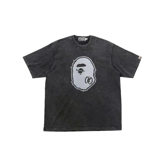 베이프 가먼트 다이 스프레이 프린트 티셔츠(3color)