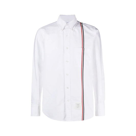 톰브라운 스트라이프 그로그랭 루프 탭 옥스포드 셔츠