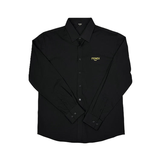 펜디 로고 자수 셔츠(2color)