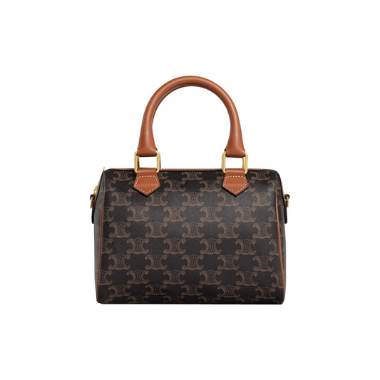 셀린느 스몰 보스턴 - 트리옹프 캔버스 & 카프스킨