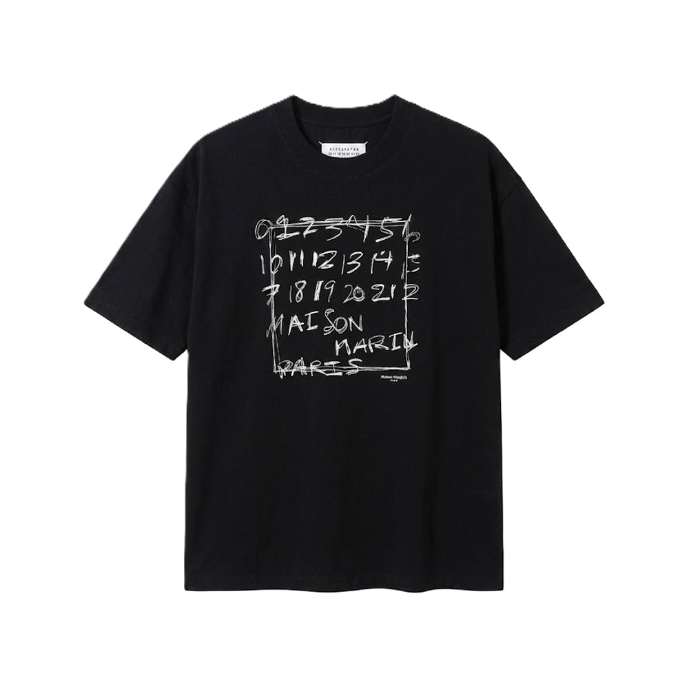 메종마르지엘라 스크리블스퀘어 티셔츠(2color)