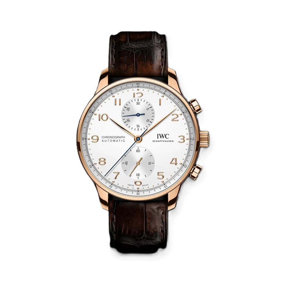 IWC 포르투기저 크로노그래프 41 브라운