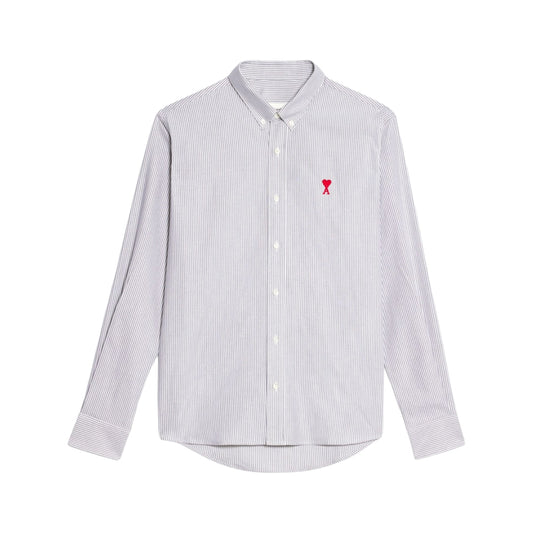 아미 드 꾀흐 체인 자수 옥스포드 셔츠(3color)